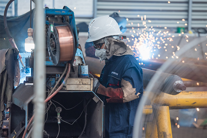 南充网架焊接车间